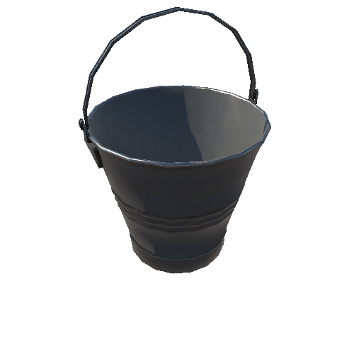 Steel Bucket White